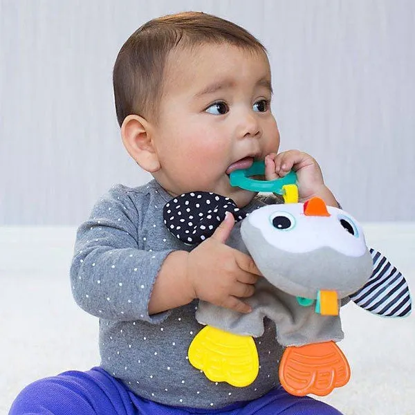 Infantino Cuddly Teether - Penguin (0m )