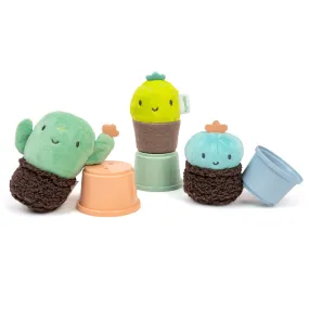 Ingenuity Calm Springs Nesting Rattles, Unisex, For Baby 3 Months & Up