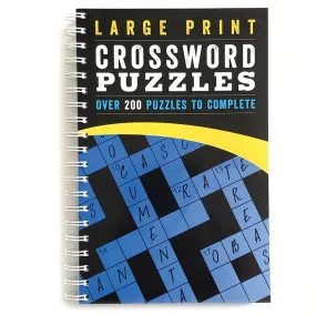 Large Print Crossword Puzzles - More Than 200 Puzzles to Complete