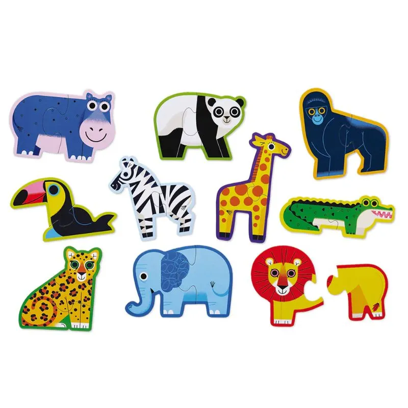 Let's Begin 2 Piece Puzzles