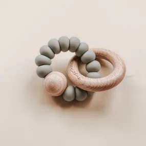 Levi Rattle Teether - Eucalyptus by Pretty Please Teethers