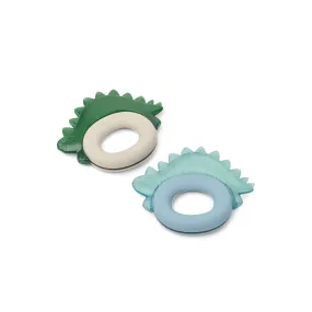 Liewood Rita Dino Cooling Teether 2-Pack - Blue Fog Multi Mix
