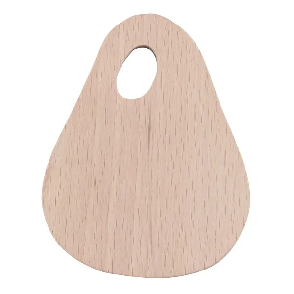 Little Crevette Wooden Teething Ring Poire