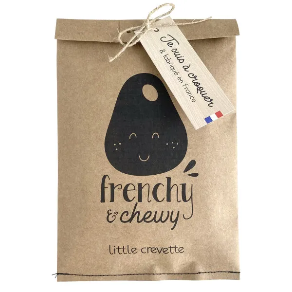 Little Crevette Wooden Teething Ring Poire