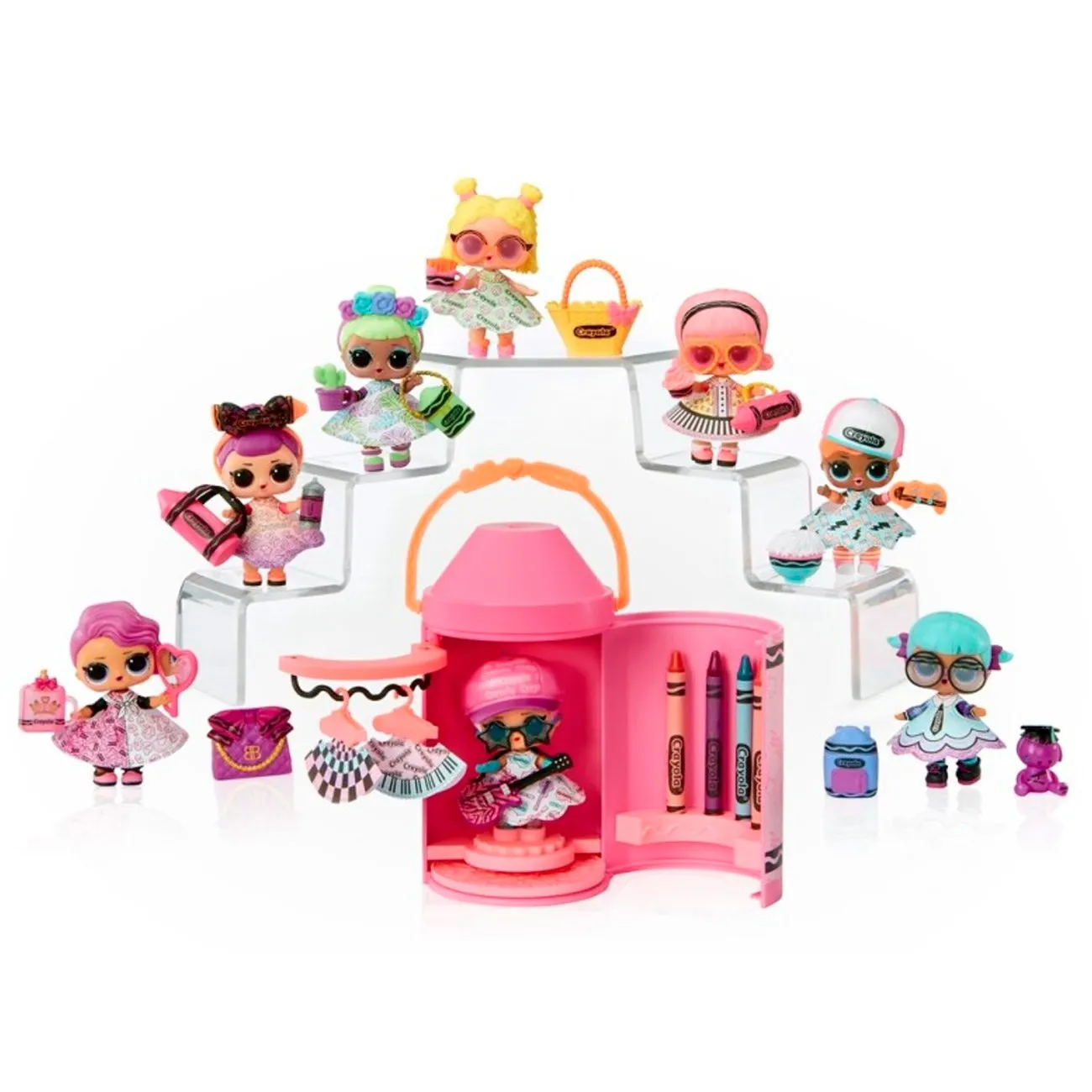 L.O.L. Surprise! Loves Crayola Tots Color Me Studio Pdq