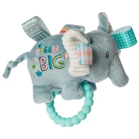Mary Meyer Taggies Dream Big Elephant Teether Rattle