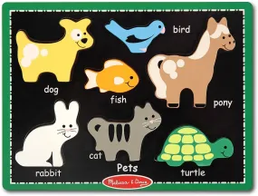 Melissa and Doug My First Chunky Puzzle Pets 000772037143 Ages 2 