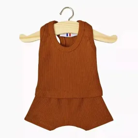 Minikane doll clothes underwear Marcel | Cognac