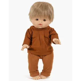 Minikane gordis basil outfit in cognac
