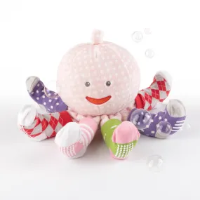 Mrs. Sock Plush Pink Octopus