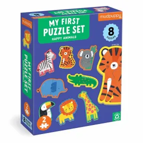 Mudpuppy 2-Piece My First Puzzles - Happy Animals
