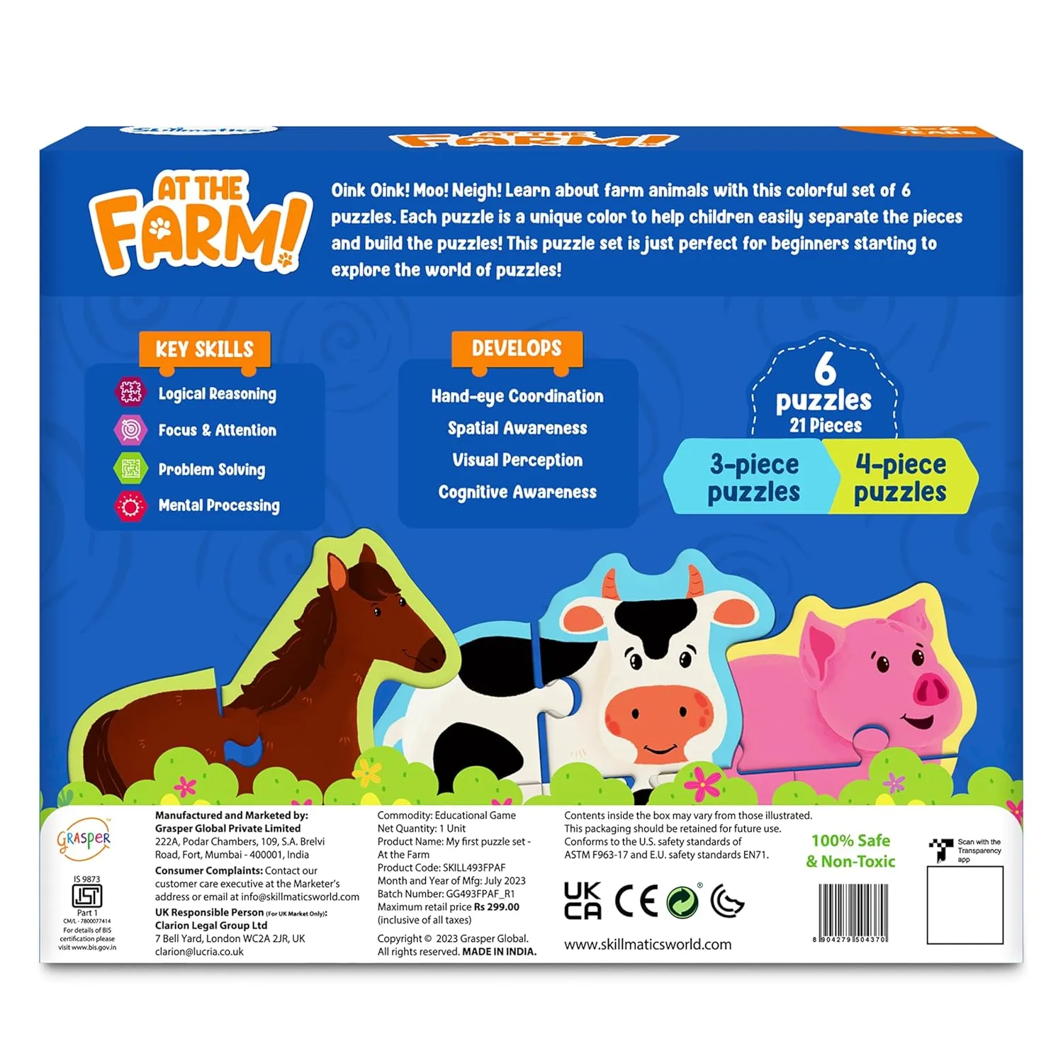 My First Puzzle Set - At The Farm