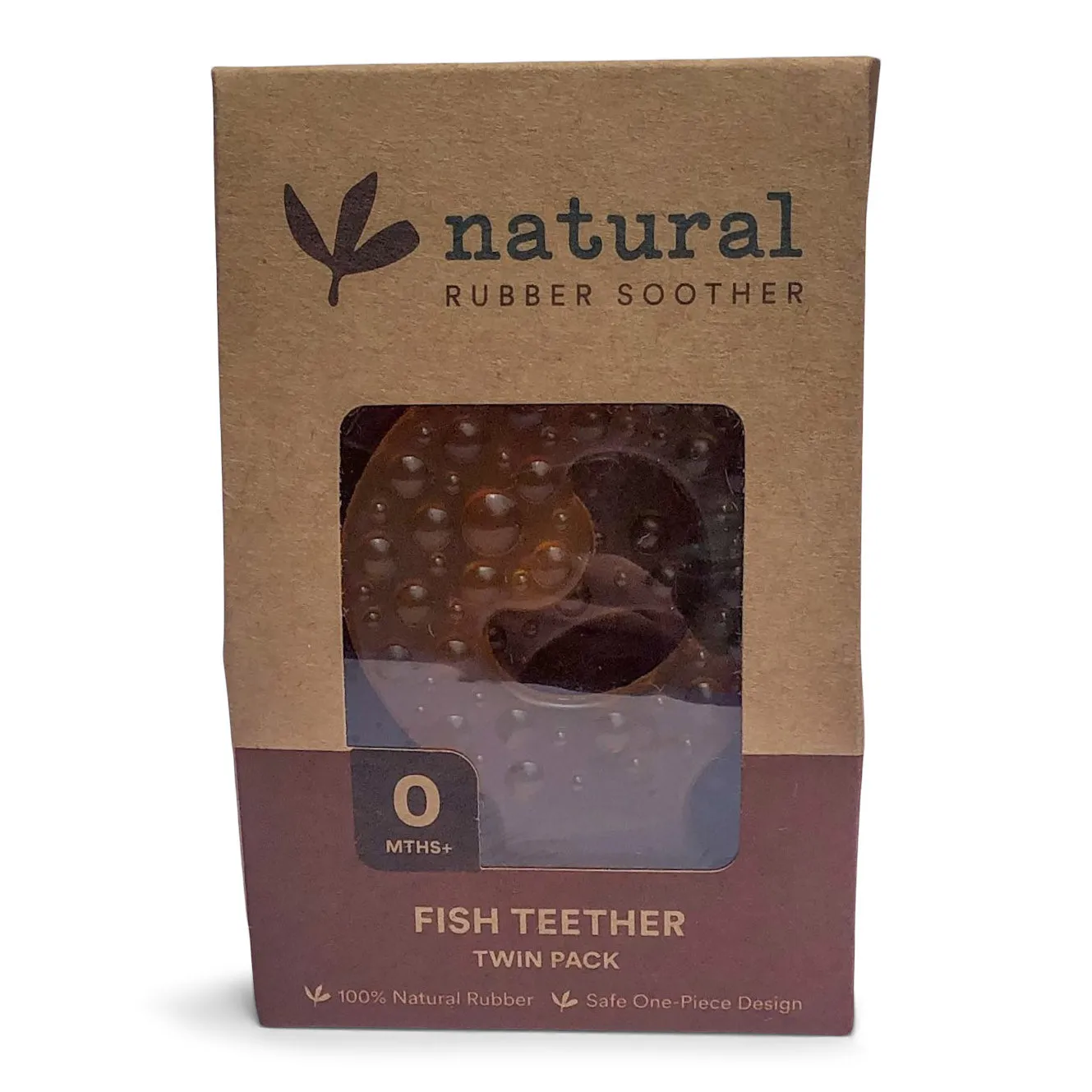 Natural Rubber Teether | Twin | Eco Packaging