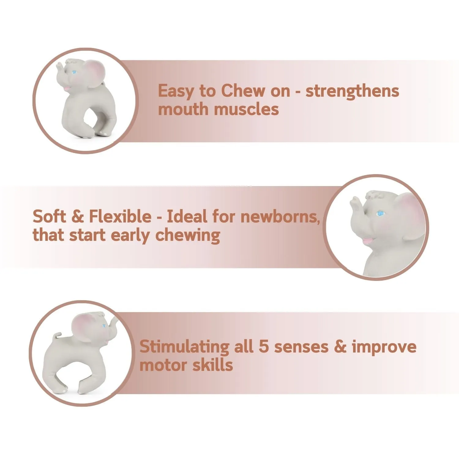 Nelly The Elephant Bracelet Teether