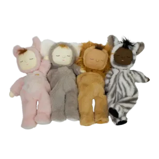 Olli Ella Cozy Dozy Dinkum Doll - Lion Pip Caramel
