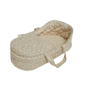 Olli Ella Dinkum Dolls Quilted Carry Cot – Garden floral