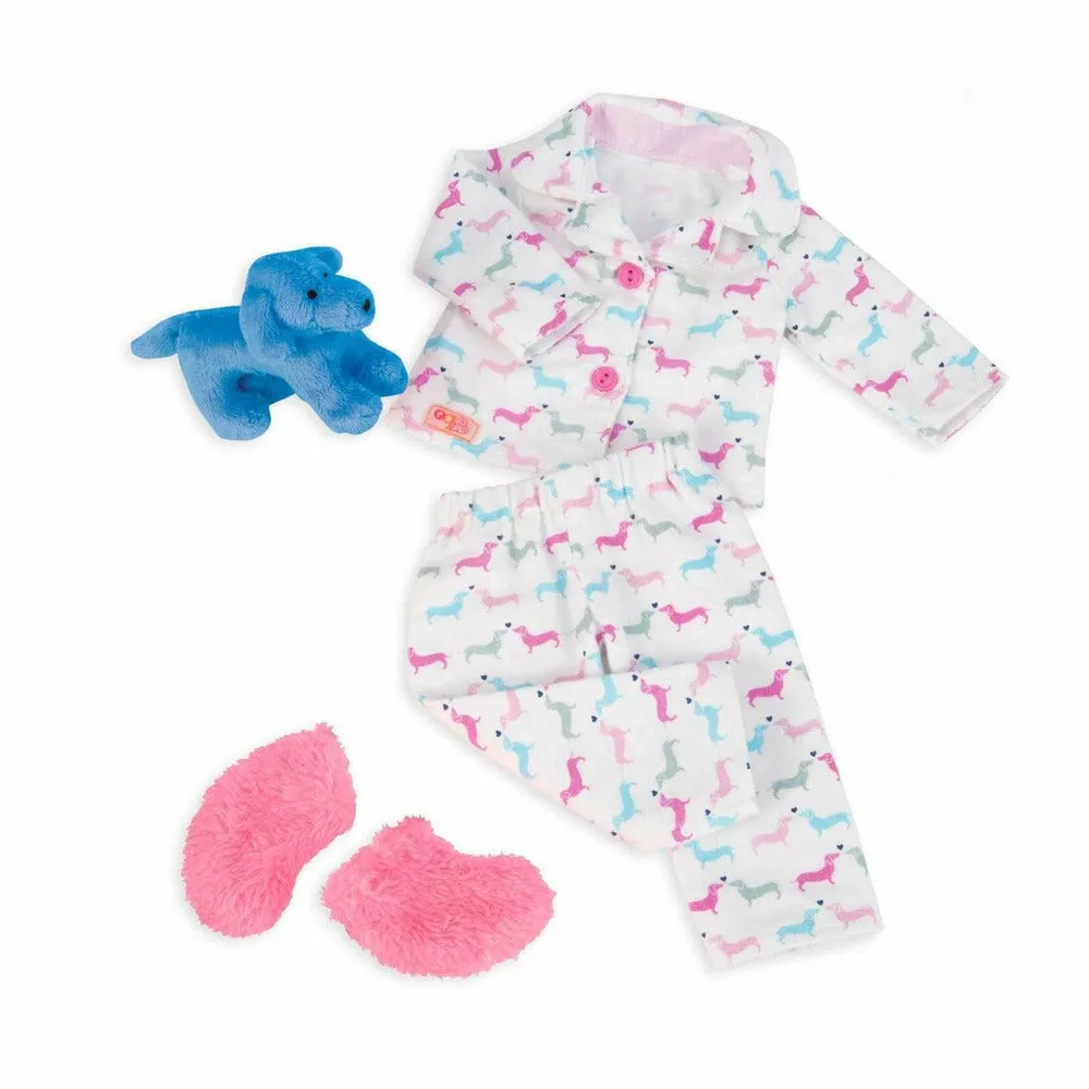 Pajama Outfit for 18" Dolls - Counting Puppies