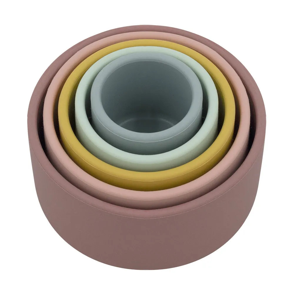Playground Silicone Nesting Blocks - Multi