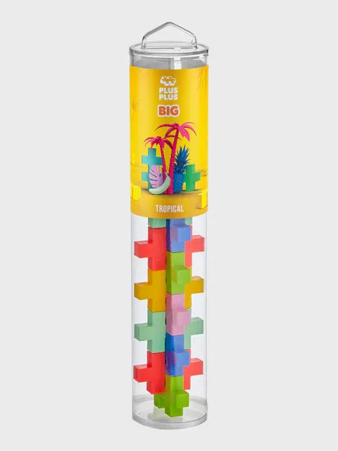 Plus-Plus BIG Tropical Colour Mix Tube