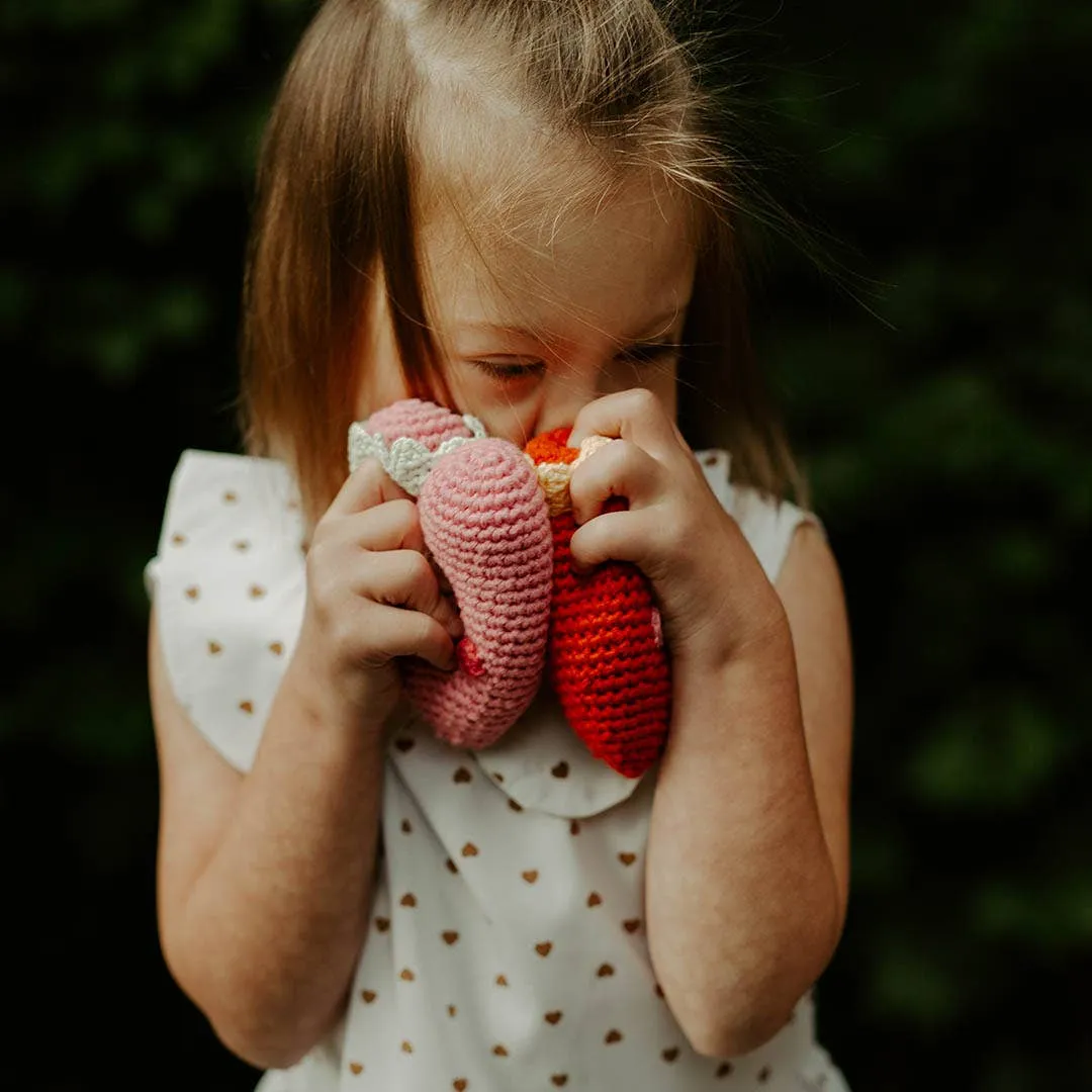 Plush Heart Rattle