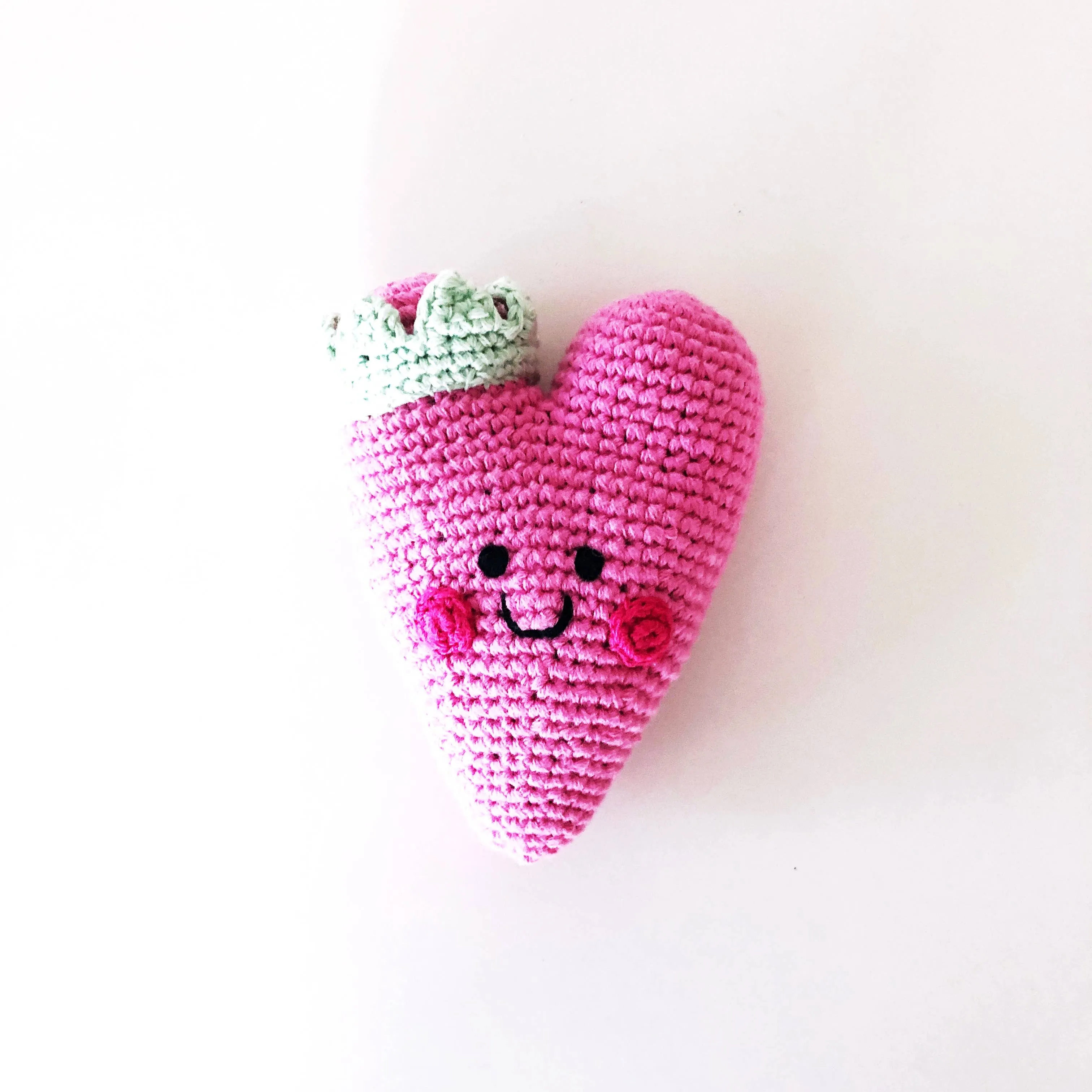 Plush Heart Rattle