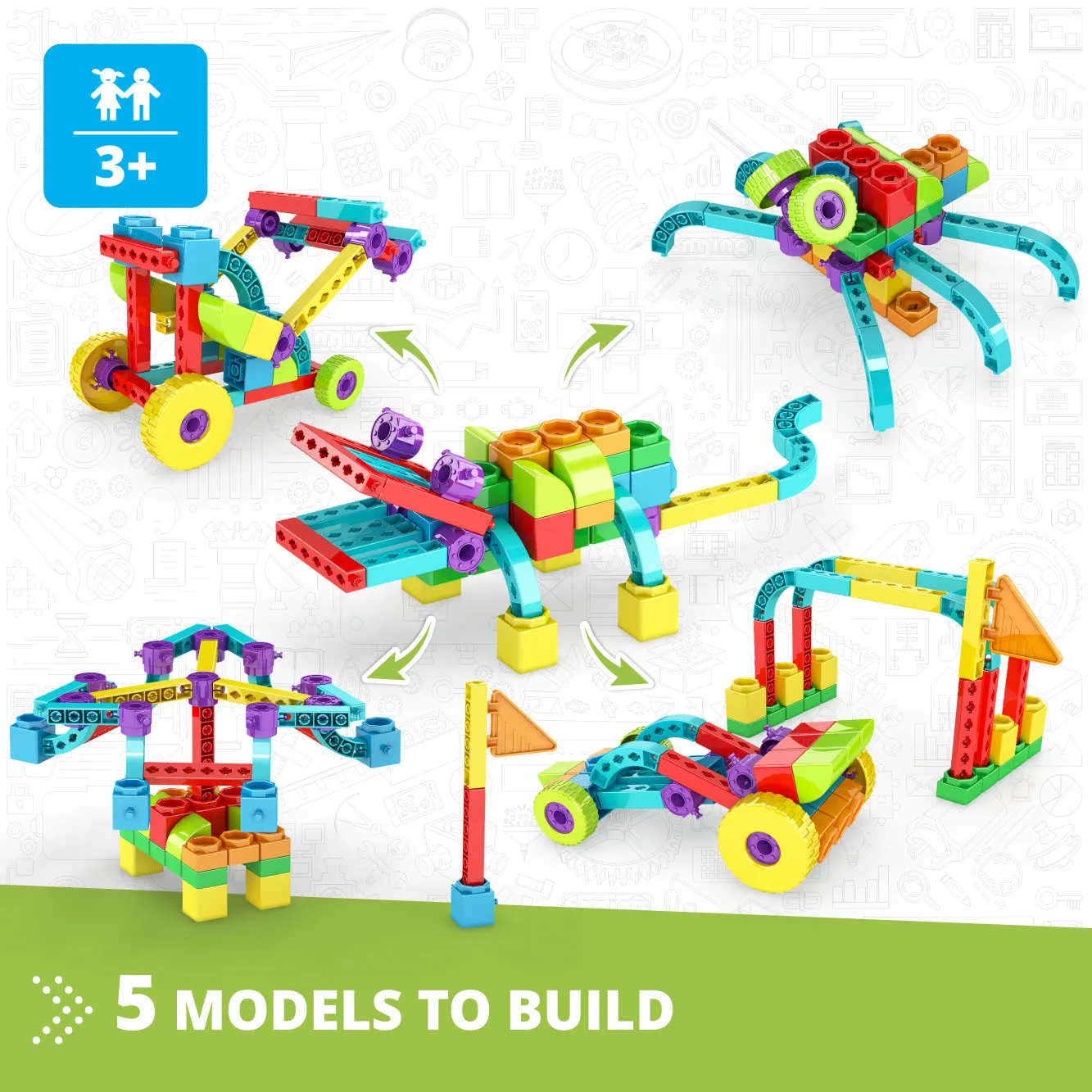 "alligator" with 5 bonus models