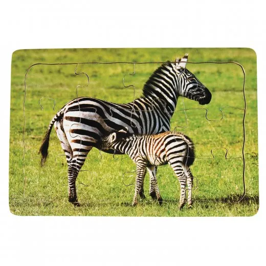 Real Life Mother & Baby Animal Puzzles - Wild Animals