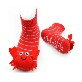 Red Crabby Crab Boogie Toes Rattle Socks