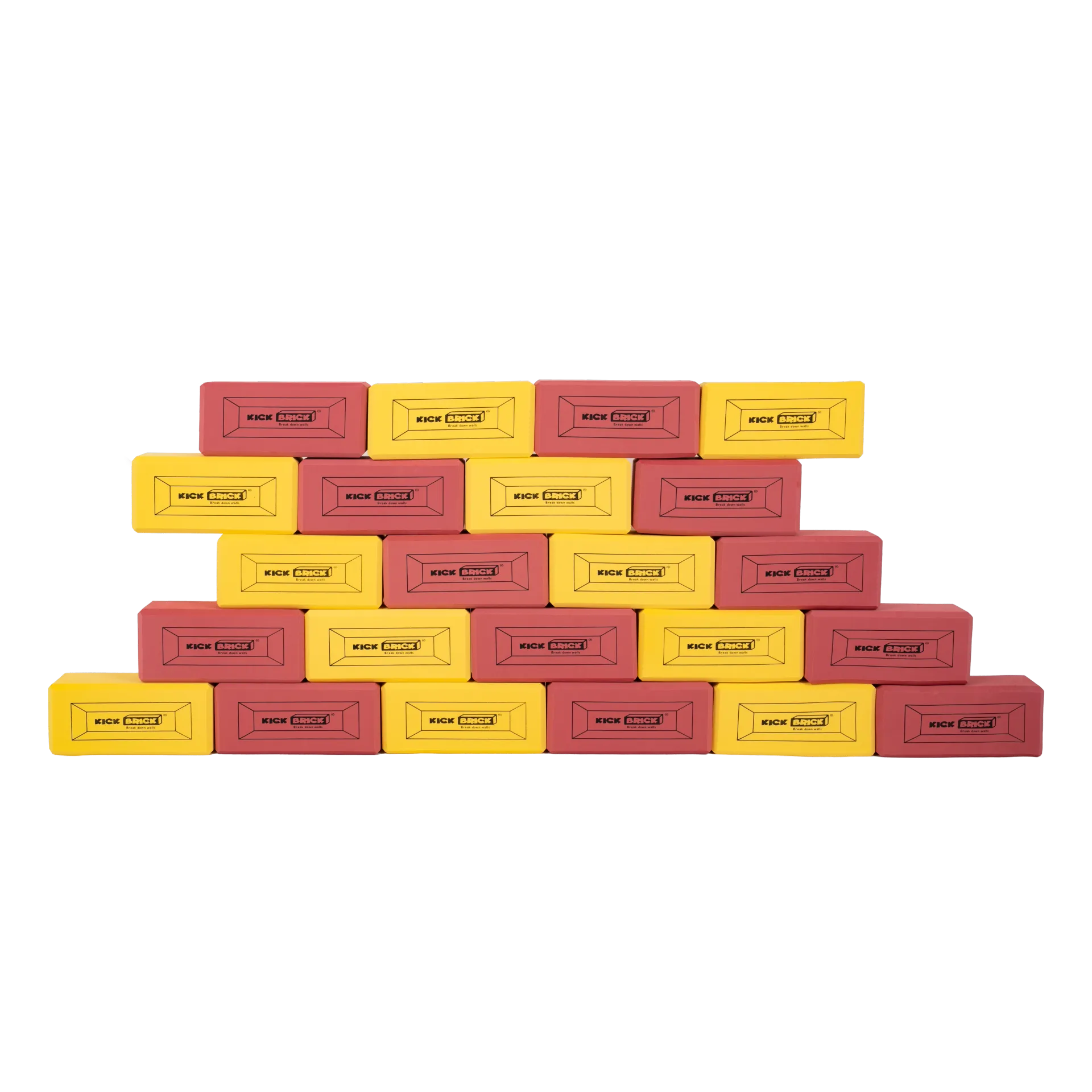 Red/Yellow Single Pack  —  25 Bricks