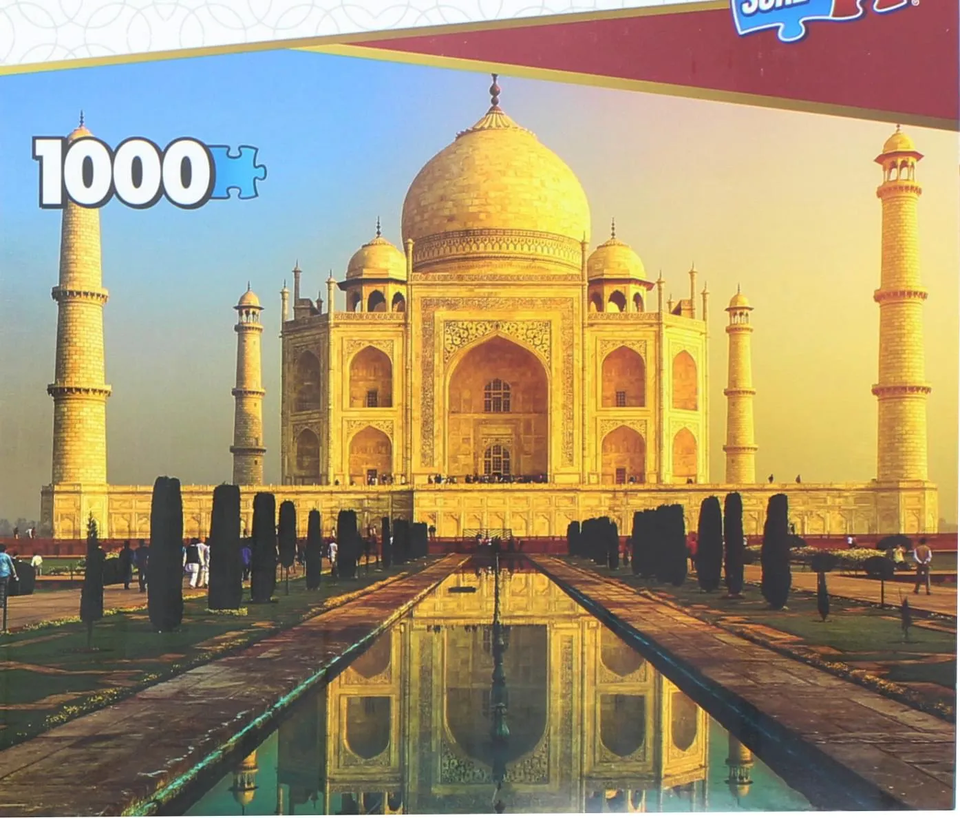 Set of 2 Keepsakes 1000 Piece Jigsaw Puzzles | Neuschwanstein Castle / Taj Mahal