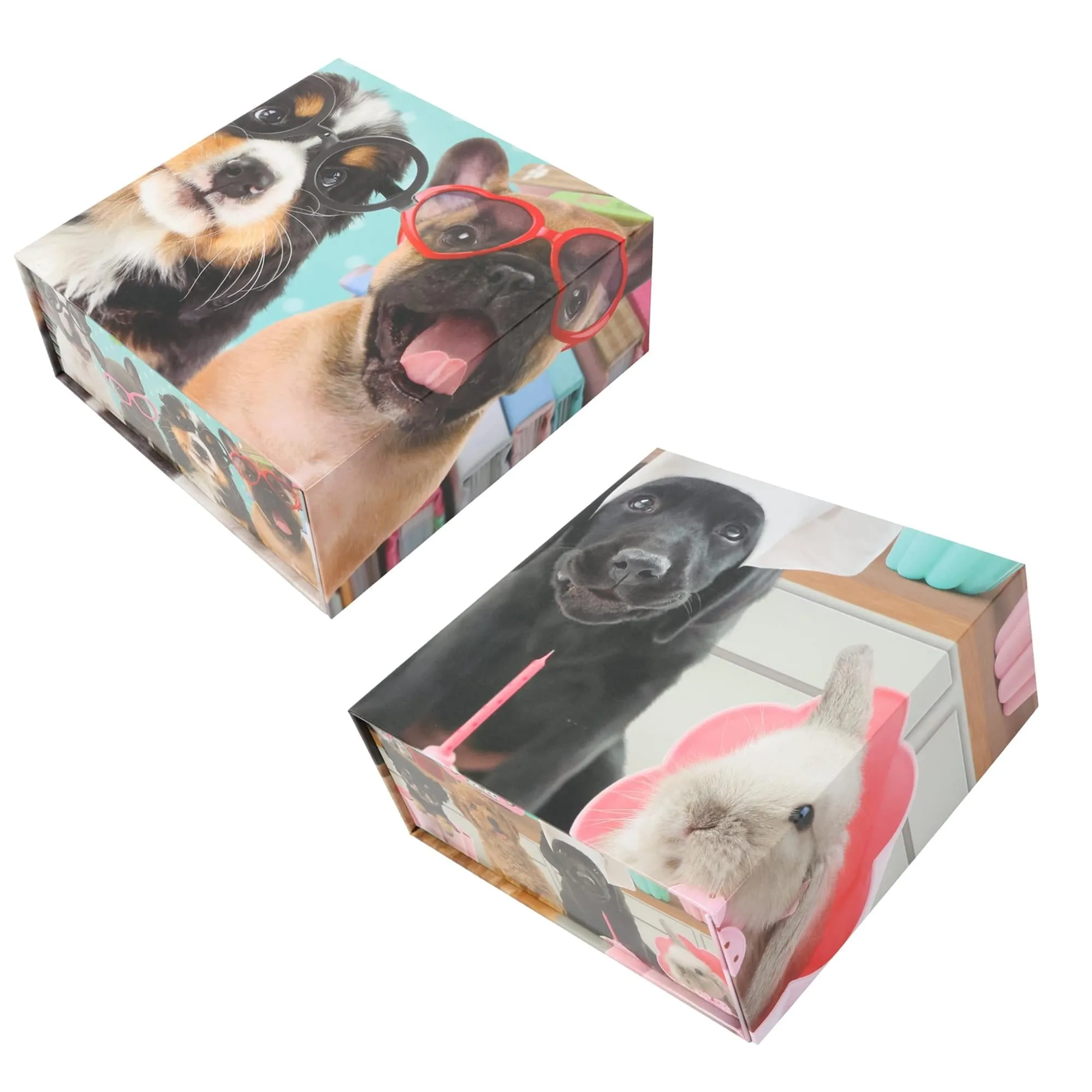 Set of 2 Keepsakes 500 Piece Jigsaw Puzzles | Dogs Having Fun