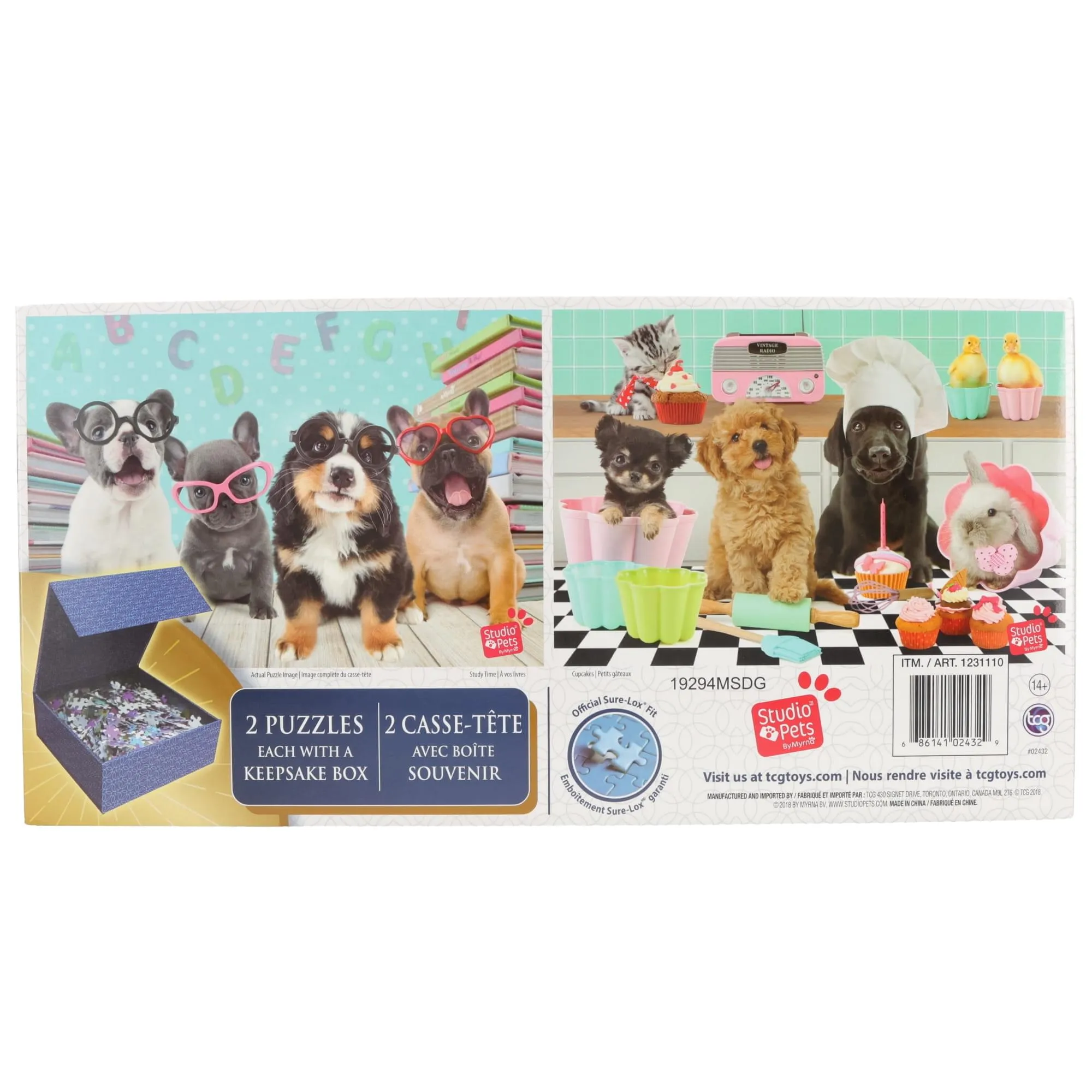 Set of 2 Keepsakes 500 Piece Jigsaw Puzzles | Dogs Having Fun