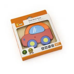 Shape Block Puzzle: Car 5pc