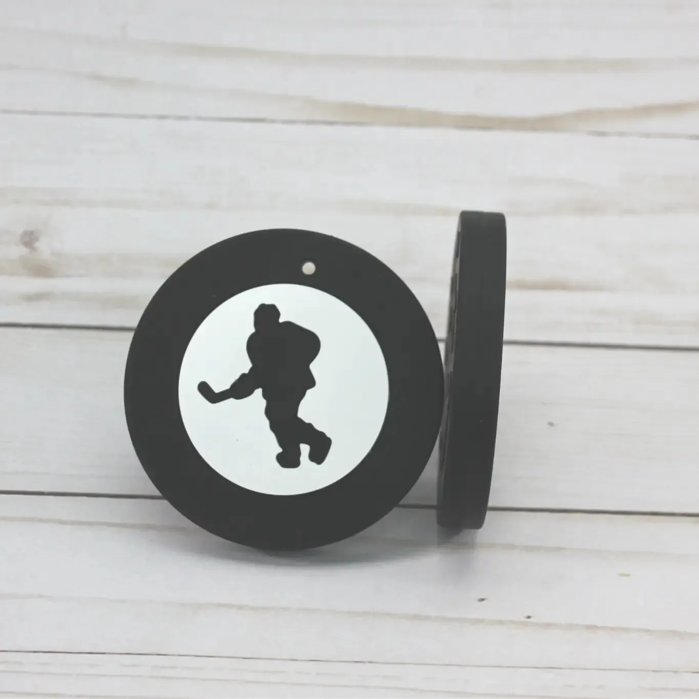 Silicone Hockey Puck Teether