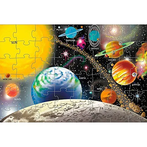 Solar System Extra Large Floor Puzzle 000772904131 Melissa and Doug 48 pieces 2 x 3 Feet