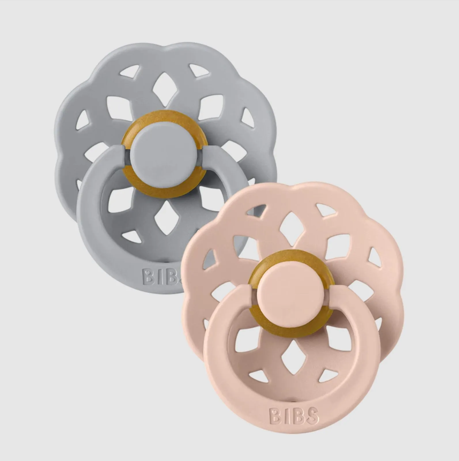 Soother - Pacifier - Boheme - 100% Natural Rubber - Size 2 - Set Of 2