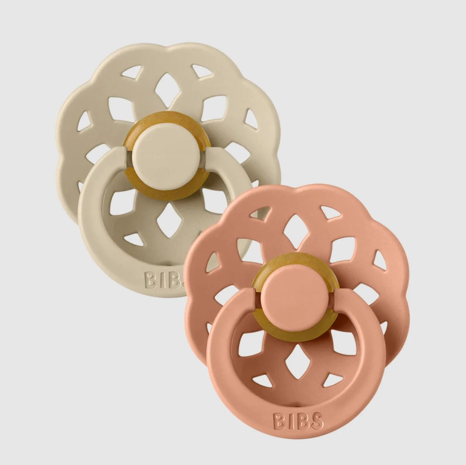 Soother - Pacifier - Boheme - 100% Natural Rubber - Size 2 - Set Of 2