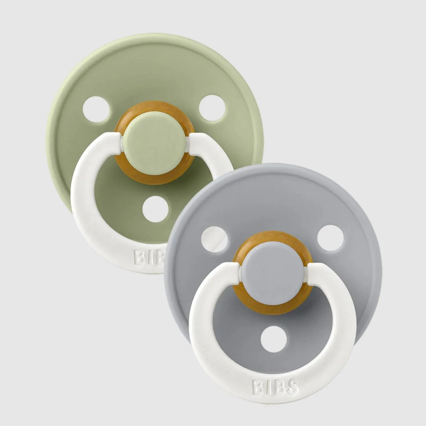 Soother - Pacifier - Glow In The Dark - 100% Natural Rubber - Size 2 - Set Of 2
