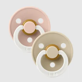 Soother - Pacifier - Glow In The Dark - 100% Natural Rubber - Size 2 - Set Of 2