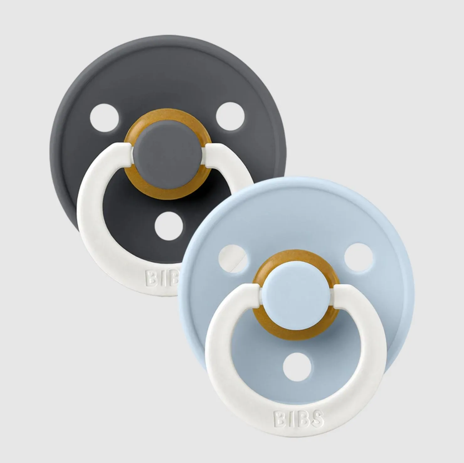 Soother - Pacifier - Glow In The Dark - 100% Natural Rubber - Size 2 - Set Of 2