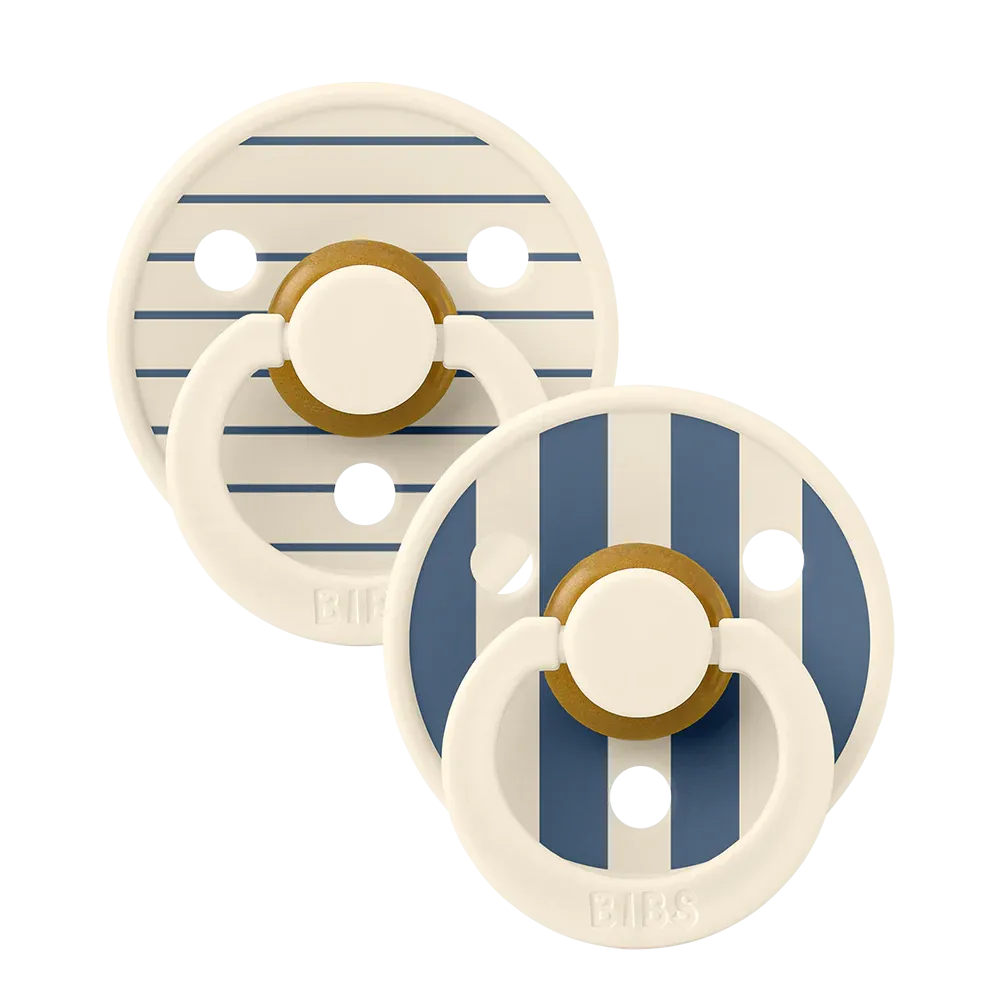 Soother - Pacifier - Studio - Pin - 100% Natural Rubber - Size 1 - Set Of 2