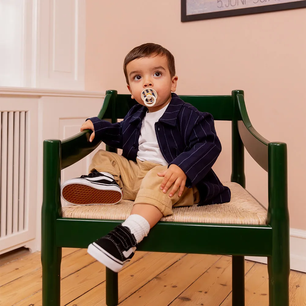 Soother - Pacifier - Studio - Pin - 100% Natural Rubber - Size 2 - Set Of 2