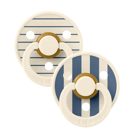 Soother - Pacifier - Studio - Pin - 100% Natural Rubber - Size 2 - Set Of 2