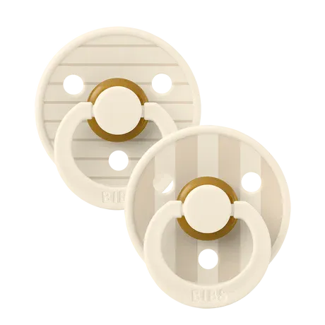 Soother - Pacifier - Studio - Pin - 100% Natural Rubber - Size 2 - Set Of 2