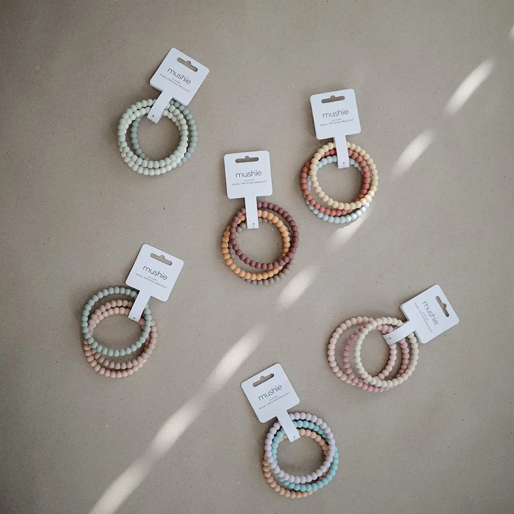 Teether Bracelets - Pack Of 3 - Mellow/Terracotta/Periwinkle