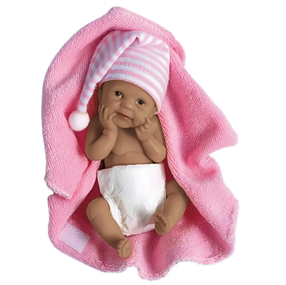 The Ashton-Drake Galleries Bundle Babies Baby African American Black Doll Collection Issue #1: Bundle of Love Miniature Lifelike Collectible Dolls by Sherry Rawn 4-Inches