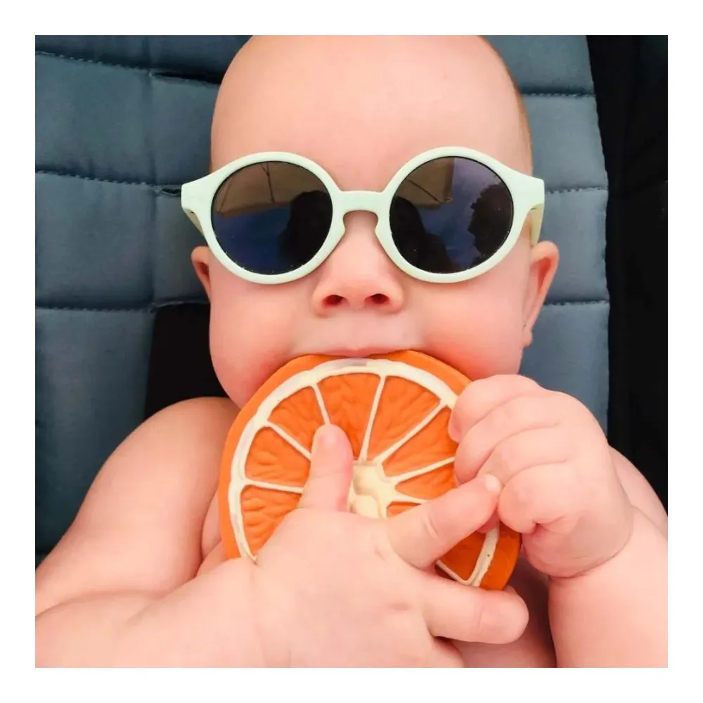 The Orange Natural Rubber Teether