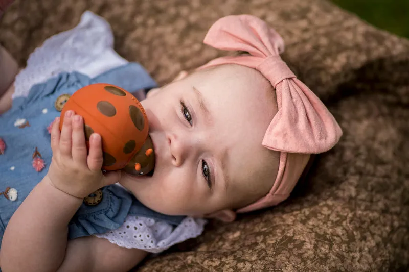 Tikiri Garden Friends - Rubber Teether Rattle & Bath Toys