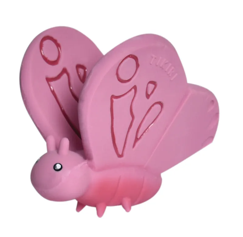 Tikiri Garden Friends - Rubber Teether Rattle & Bath Toys