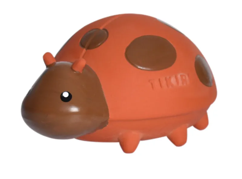 Tikiri Garden Friends - Rubber Teether Rattle & Bath Toys